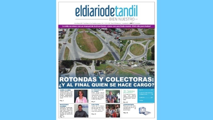 "Rotondas y Colectoras, ¿Al final quien se hace cargo?", la tapa de la Edición Papel
